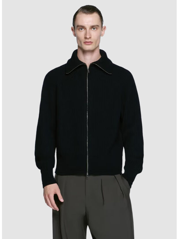 FELPA FULL ZIP BLIMP, 0015 BLACK, large