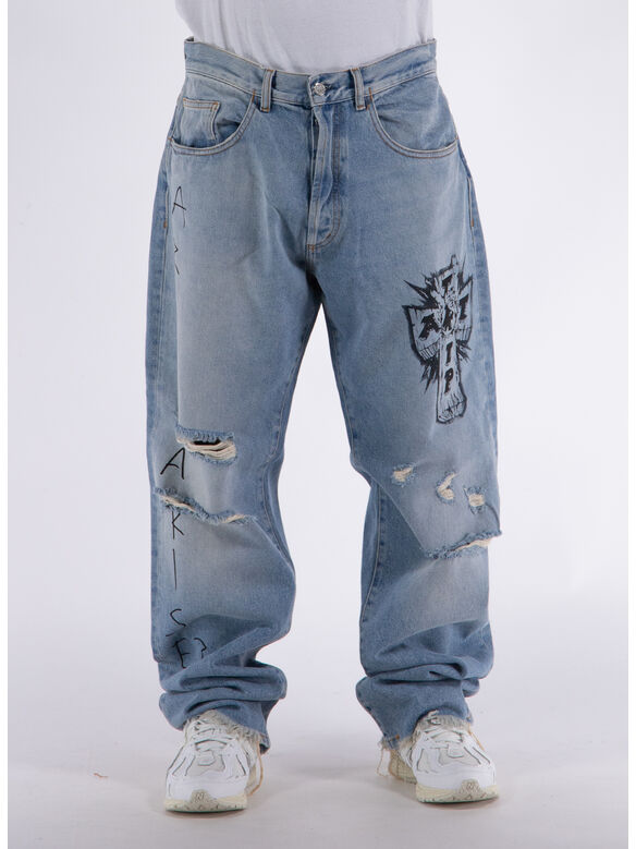 JEANS METAL TRIP BATTEN, BLU BLUE, medium