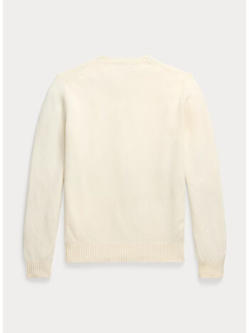MAGLIONE  LANA, CREAM TONAL PP, small