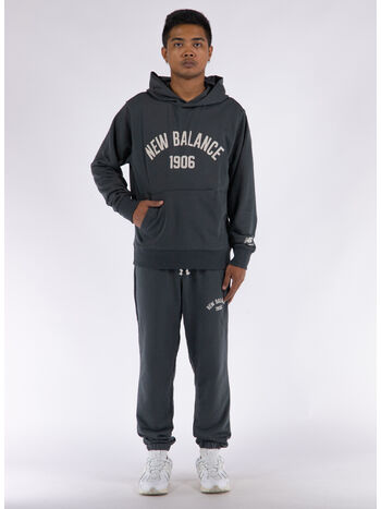 FELPA ESSENTIALS VARSITY, 058 BLACKTOP, small