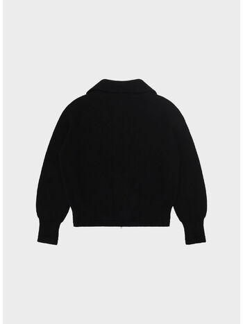 FELPA FULL ZIP BLIMP, 0015 BLACK, small