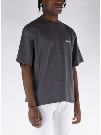 T-SHIRT WAVE LOGO, CHARCOAL, small