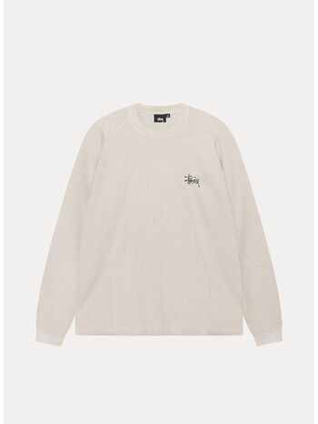 MAGLIONE GIROCOLLO RAGLAN BASIC THERMAL, 1207 BONE, small