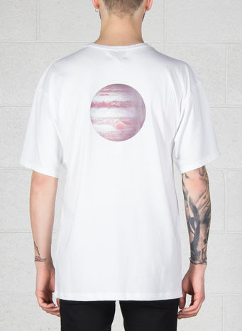 T-SHIRT MIKE, WHITE, small