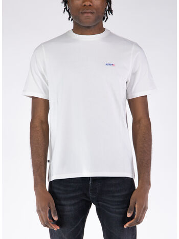 T-SHIRT GIROCOLLO, 502W WHITE, small