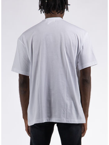 T-SHIRT LOGO, WHITE, small