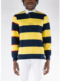 POLO STRIPED LOGO RUGBY SWEAT, SNAPDRAGON, thumb