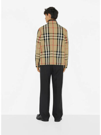 GIUBBOTTO CAMICIA SUSSEX CHK, A7028 ARCHIVE BEIGE IP CHK, small