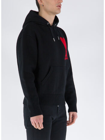 MAGLIONE ADC KNITTED, BLACKRED009, small