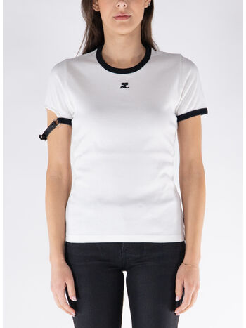 T-SHIRT BUCKLE CONTRAST, 0098 HERITAGE WHITE/BLACK, small