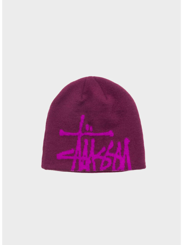 CAPPELLO BRUSHED OUT BASIC SKULLCAP, PLUM, medium