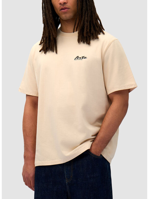 T-SHIRT GOOD ENERGY, CREAM, medium
