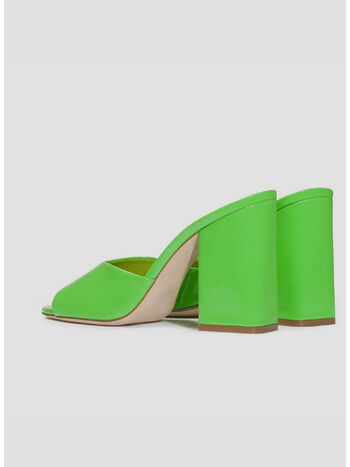 SCARPA ANJA MULE VERNICE VERDE, KIWI VERDE, small