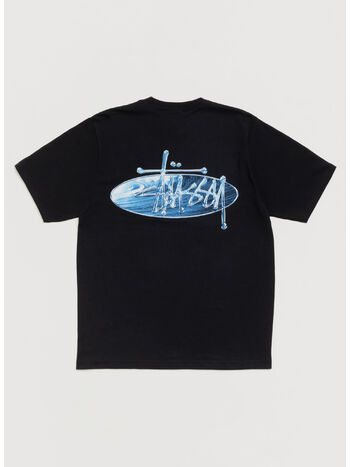 T-SHIRT WAVE, 0001 BLACK, small