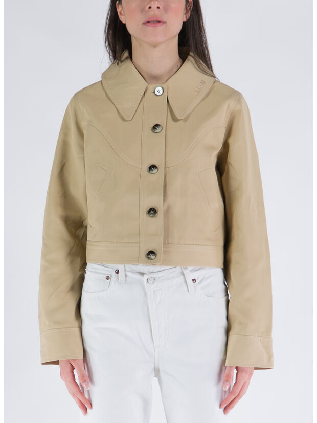 GIACCA CORTA HEAVY TWILL, 531 PALE KHAKI, large
