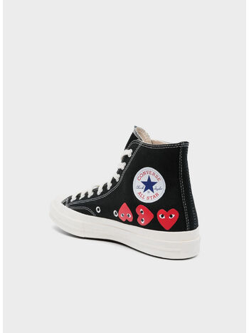 SCARPA MULTI HEART CHUCK TAYLOR 70 HIGH UNISEX, BLACK, small