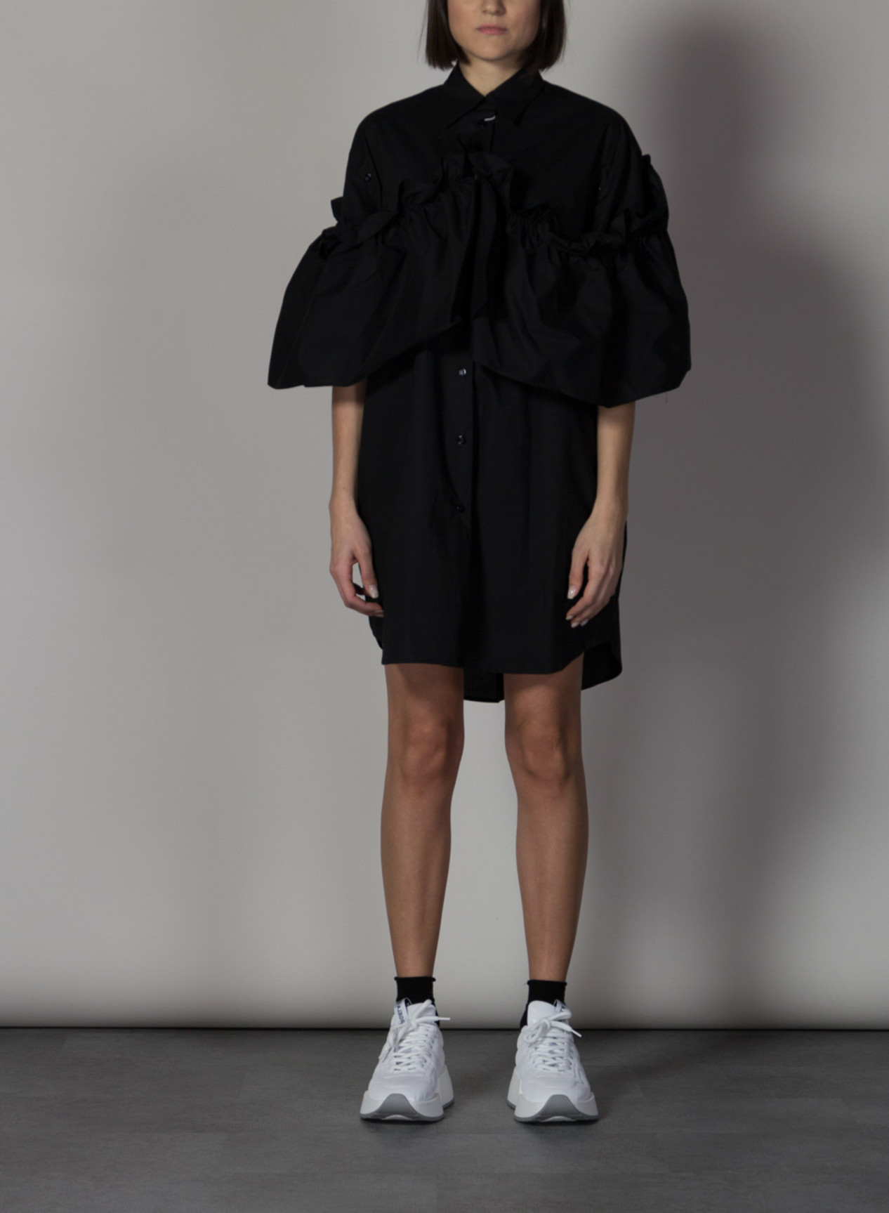 トップス MM6 CAMICIA RUFFLE PANEL MM6 MAISON MARGIELA CAMICIA RUFFLE PANEL | 2210957 | Susi