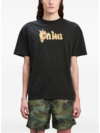 T-SHIRT BURNING LOGO, , small