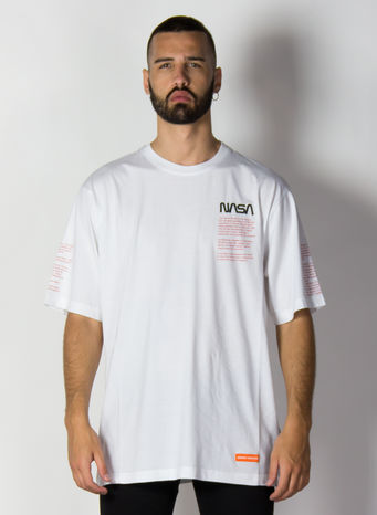 T-SHIRT NASA, WHITE/MULTI, small