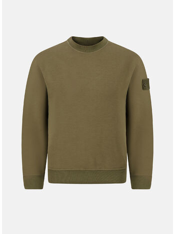 FELPA GIROCOLLO, V0054 MILITARY GREEN, small