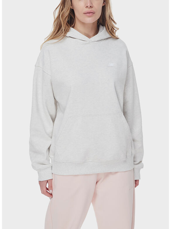 FELPA HOODIE ATHLETIC, 124 SEA SALT HEATHER, medium