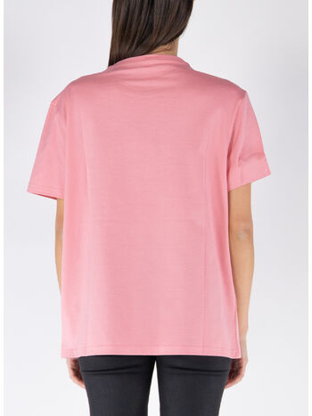 T-SHIRT CON RICAMO, F0473 ROSA POLVERE SCURO, small