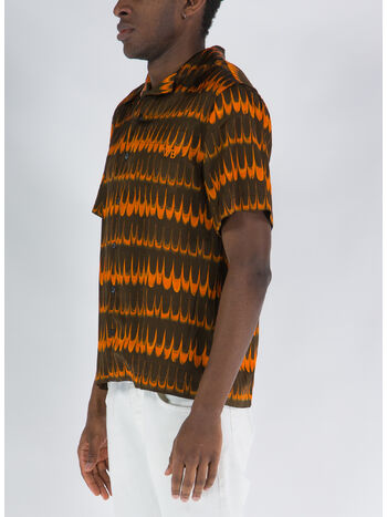 CAMICIA RHYTHM, 8930 BROWN & ORANGE, small