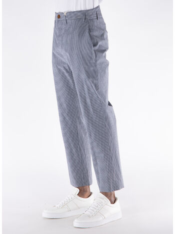 PANTALONE CROPPED CRUISE, P204 GINGHAM , small