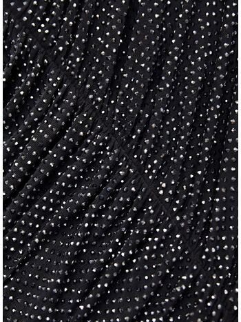 ABITO RHINESTONE GATHERED, BLACK, small