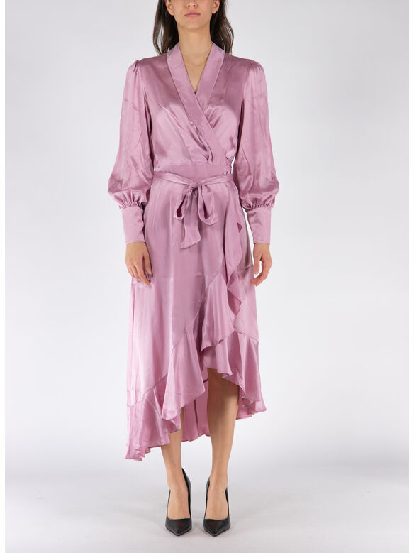 ABITO SILK WRAP, PINK PINK, medium