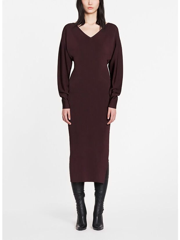 ABITO MIDI SIDE SLIT, 692 AMARENA, large