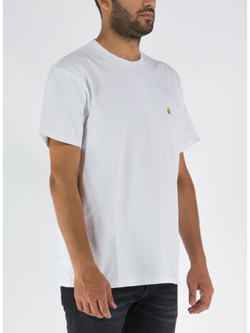 T-SHIRT CHASE, 00RXX WHITE/GOLD, small