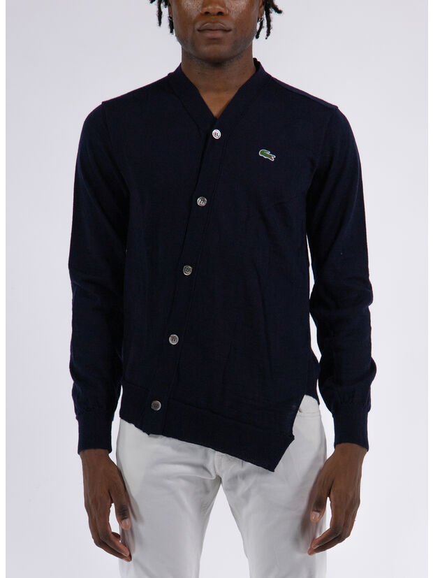CARDIGAN KNIT, NAVY, large