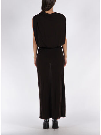 ABITO MIDI DRAPED, 693 EXPRESSO, small