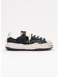 SCARPA OG SOLE RIPPED OVERDYE CANVAS LOW-TOP UNISEX, BLACK, thumb