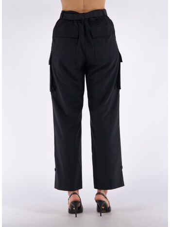 PANTALONE SUITING, 001 BLACK, small