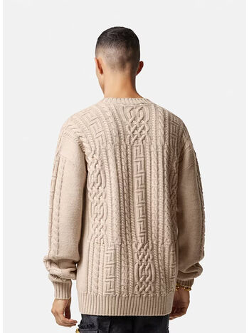 MAGLIA A TRECCE MEDUSA, 1KD40 SAND, small