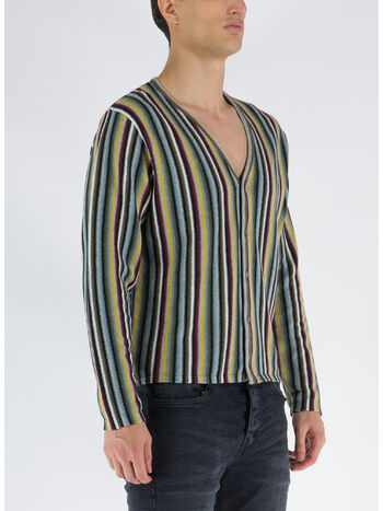 MAGLIONE STRIPE PATTERN, MULTI, small