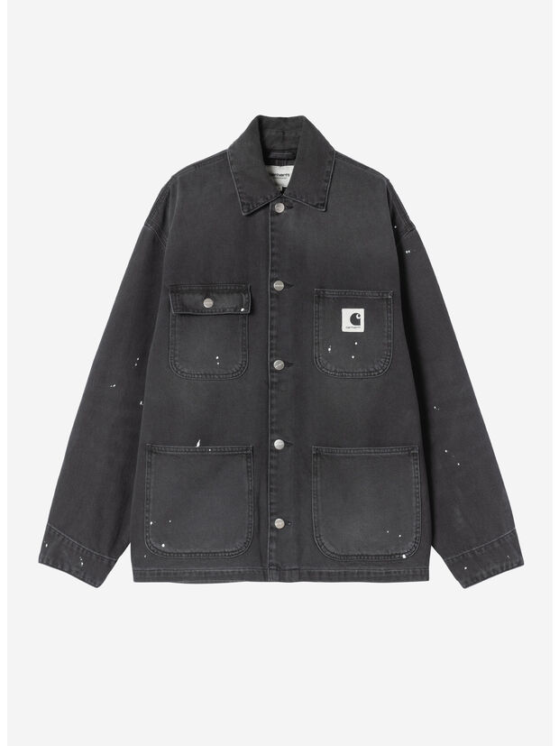 GIUBBOTTO MICHIGAN, 89EJ Black, destroy wash, splatter, large
