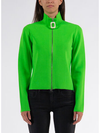CARDIGAN FITTED ZIP UP, , small
