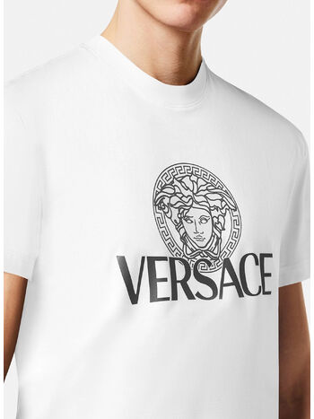 T-SHIRT IN JERSEY DI COTONE, 1W000, small