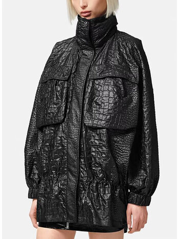GIACCA BLOUSON RESPONSIBLE FABRIC TECHNO, 1B000 BLACK, small