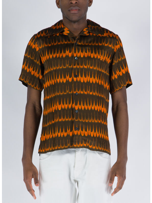 CAMICIA RHYTHM, 8930 BROWN & ORANGE, large
