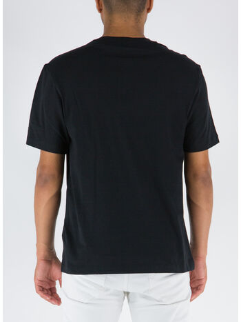 T-SHIRT CON LOGO YOHJI, BLACK, small