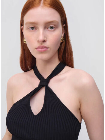 TOP ANDREA HALTER, BLACK, small