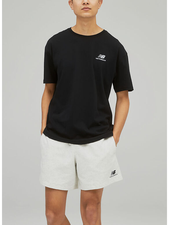 T-SHIRT UNI-SSENTIALS COTTON TEE, BK BLACK, medium