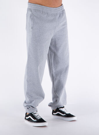 PANTALONE OVERDYED STOCK LOGO, GREYHEATHER, small