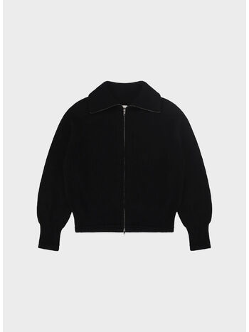 FELPA FULL ZIP BLIMP, 0015 BLACK, small