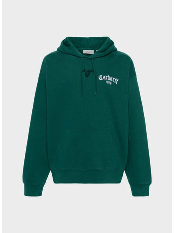 FELPA HOODIE ONYX SCRIPT, 22VXX CHERVIL/WHITE, small