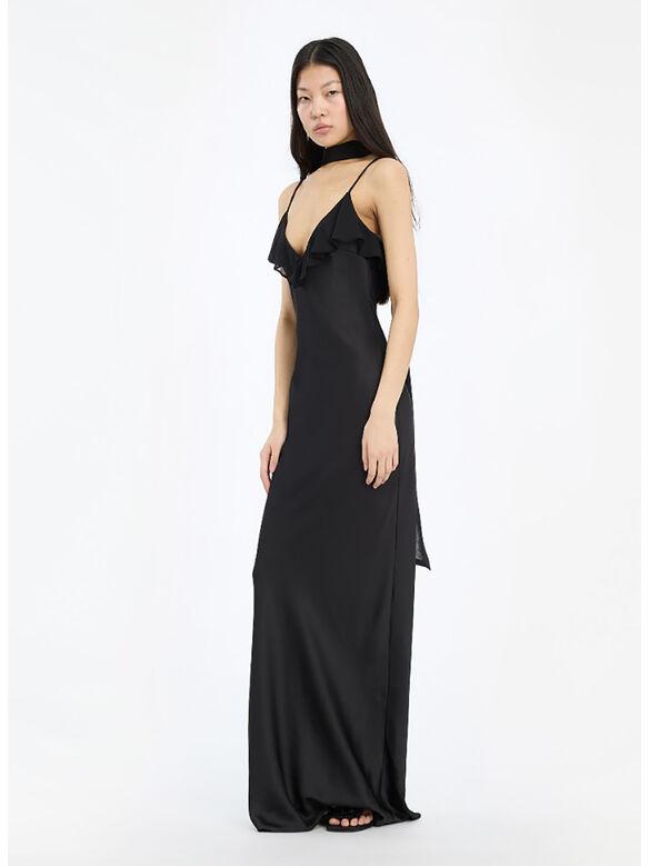 ABITO V-NECK, 100 BLACK, medium